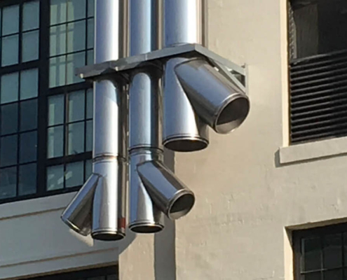 Un système de conduits de graissage extérieur